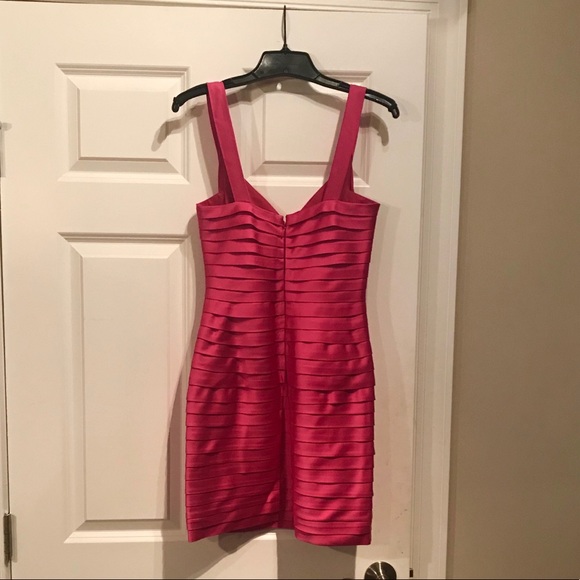 Hot pink formal dress from BCBG - Picture 2 of 2